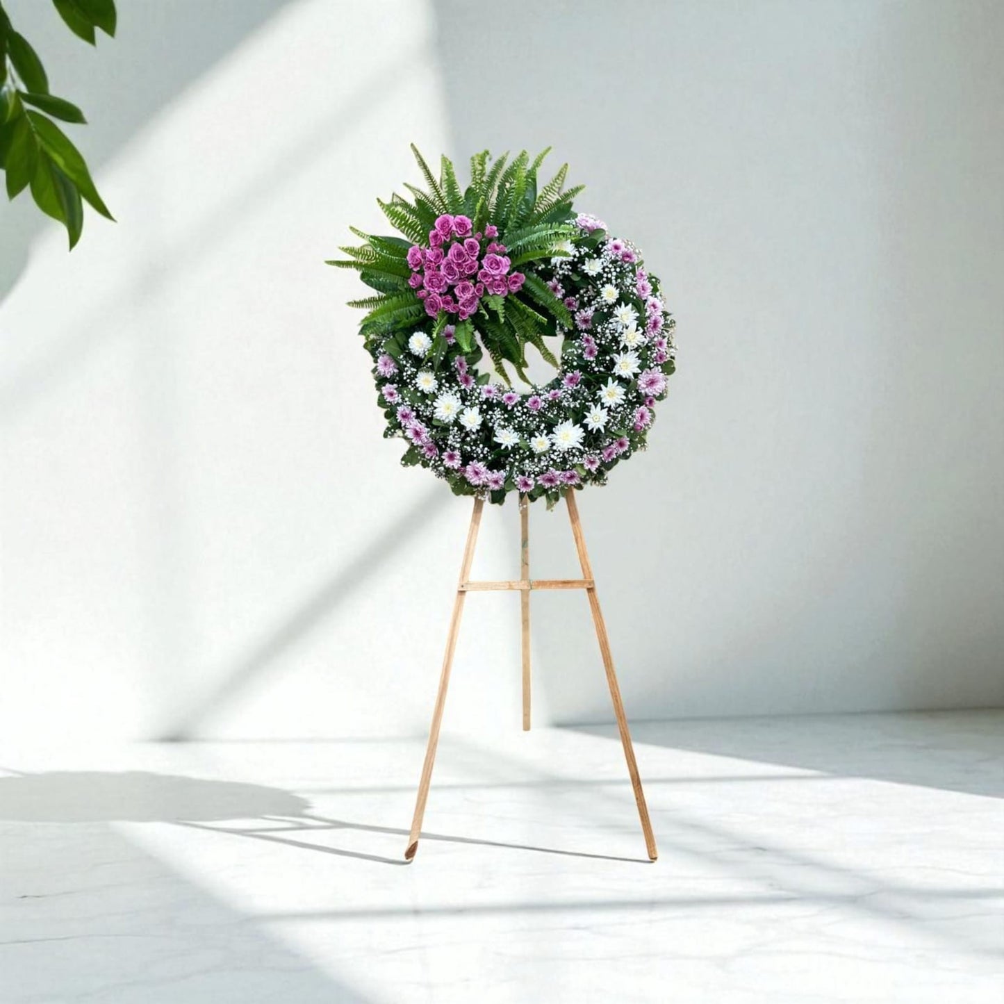 Corona para funeral chica M