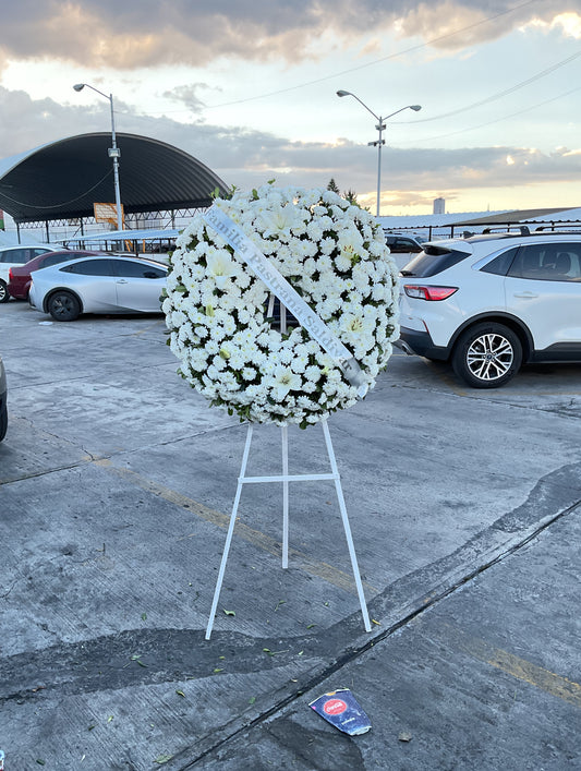Corona fúnebre envío rápido
