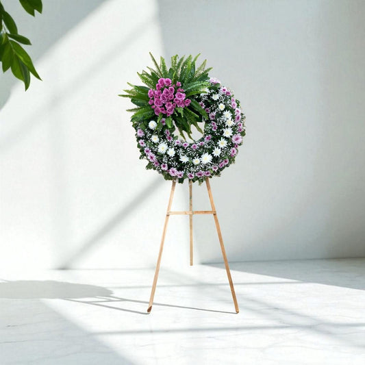 Corona para funeral chica M