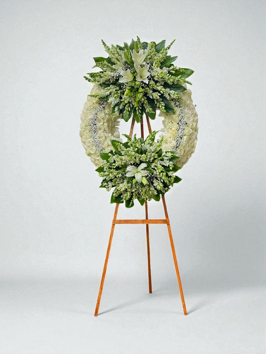 Corona fúnebre premium